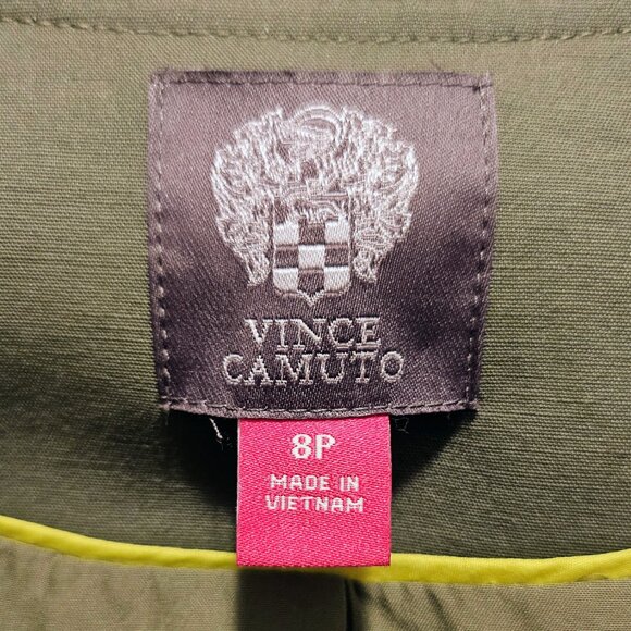 Vince Camuto Kiss Front Crop Jacket in Sage - Picture 8 of 8